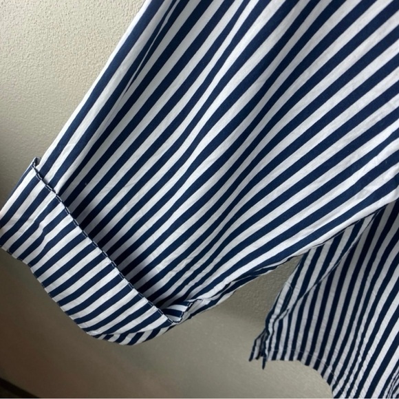 ZARA POPLIN STRIPS BUTTON OVERSIZED - Picture 7 of 7